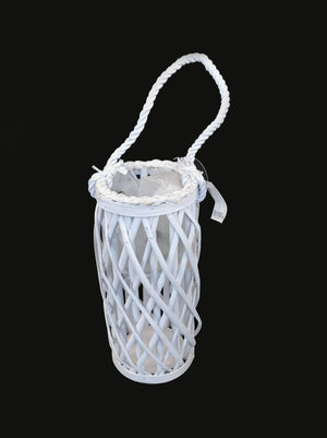 Small Candle Lantern Column Shape - White              (690 00014809001)