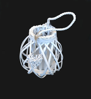 Extra Small Candle Lantern with Heart - White  (690 00010428001)
