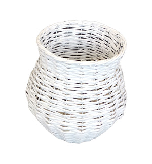 Willow Vase Pot Shape 21x32 - White