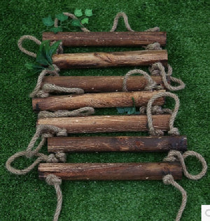 Wooden Rope Ladder Black - 9014H (9352272018148)